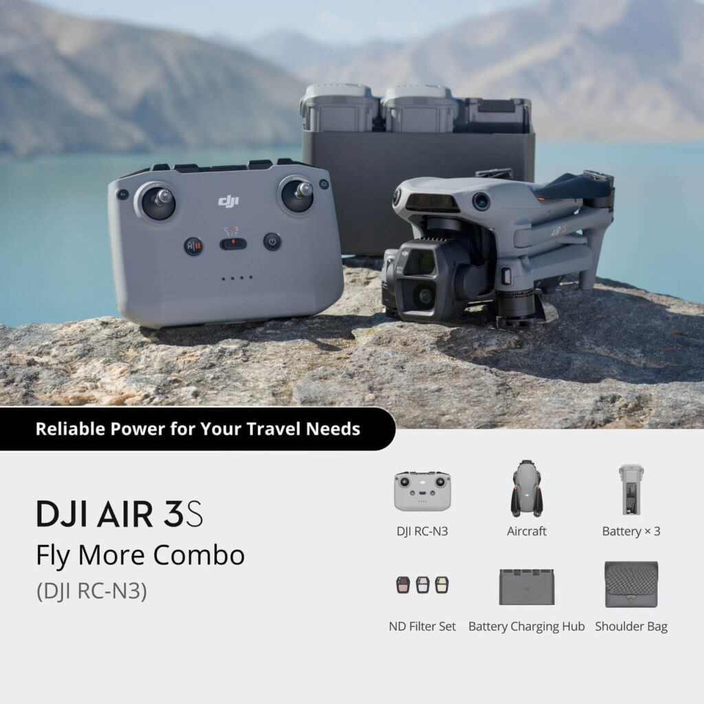 DJI Air 3S Fly More Combo (DJI RC N3) - Imagen 2