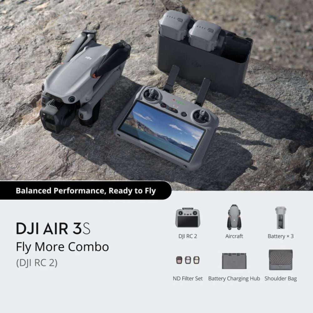 DJI Air 3S Fly More Combo (DJI RC 2) - Imagen 2